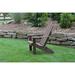 August Grove® Handley Solid Wood Adirondack Chair Wood in Brown | 38 H x 31 W x 36 D in | Wayfair C05944E08161412F91EA2DBD6B8D4ECB