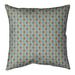Latitude Run® Avicia Retro Diamonds Square Pillow Cover & Insert Polyester/Polyfill in Green/Brown | 16 H x 3 D in | Wayfair