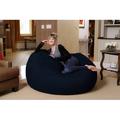 Symple Stuff Large Classic Bean Bag Scratch/Tear Resistant/Microfiber/Microsuede in Black | 30 H x 44 W x 60 D in | Wayfair TS-5LG-MS04