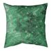 Latitude Run® Avicia Planets Stars Square Pillow Cover & Insert Polyester in Green | 14 H x 14 W x 1 D in | Wayfair
