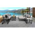 Kathy Ireland Homes & Gardens Madison Ave. 11 Piece Sectional Seating Group in Black kathy ireland Homes & Gardens by TK Classics | Outdoor Furniture | Wayfair