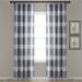 Willa Arlo™ Interiors Apollo 100% Cotton Striped Curtain Panels Metal in Green/Blue/Navy | 95 H in | Wayfair E6F2FDA0090544078C9B05C1AB2A1271