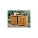 Highland Dunes Maio 54" Wide Teak Solid Wood Sideboard Wood in Brown | 30.25 H x 54 W x 25.5 D in | Wayfair 52AE4A7B3F6A4D4DAFA7B38DA7B1EA6B