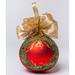 The Holiday Aisle® Holiday Wreath Ball Ornament Glass in Red | 6 H x 4 W x 4 D in | Wayfair 2B2B1DE77DF642A99DDCE552BDC8216F