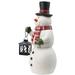 The Holiday Aisle® Resin Snowman w/ Scarf Resin/Metal | 16.1 H x 6.3 W x 6.9 D in | Wayfair 55D5A5F738B24A83BE5EC55095E641FF