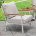 Brayden Studio® Meidell Patio Dining Chair Metal | 34.25 H x 33.5 W x 27 D in | Wayfair 9B0522A0090940FE81E09337F672D133