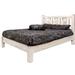 Loon Peak® Homestead Collection Pine Platform Bed Wood in Gray/White | 47 H x 46 W x 81 D in | Wayfair E6E519984B8448B39740B0D102B1644C