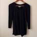 Anthropologie Tops | Anthropologie Pure + Good Black V Neck Top S | Color: Black | Size: S