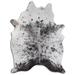Black/White 60 x 0.25 in Area Rug - Loon Peak® Azucena Animal Print Handmade Cowhide Area Rug Cowhide | 60 W x 0.25 D in | Wayfair
