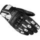 Spidi G-Carbon Damen Motorrad Handschuhe, schwarz-weiss, Größe L