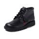 Kickers Men's Kick Hi Classic Ankle Boots, Extra Comfortable, Added Durability, Premium Quality, Black, 9 UK