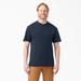 Dickies Men's Big & Tall Heavyweight Short Sleeve Henley T-Shirt - Dark Navy Size 2 (WS451)