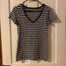 American Eagle Outfitters Tops | American Eagle Striped Tee | Color: Blue/White | Size: Mj
