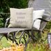 East Urban Home Follow Your Heart Indoor/Outdoor Throw Pillow Polyester/Polyfill blend in Indigo | 16 H x 16 W x 3 D in | Wayfair