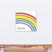 Harriet Bee Jose Rainbow Personalized Canvas Art Canvas | 16 H x 16 W x 1.25 D in | Wayfair EEF11020DD494ECEAC295DE718255888