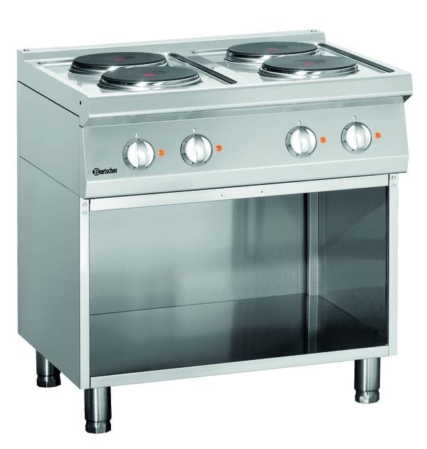 Bartscher Elektroherd 700, B800, 4PL, UO Image