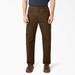 Dickies Men's Big & Tall Relaxed Fit Heavyweight Duck Carpenter Pants - Rinsed Timber Brown Size 50 30 (1939)