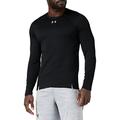 Under Armour Men Qualifier Longsleeve Long-sleeve Shirt - Black/Reflective (001), X-Large