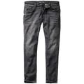 Mey & Edlich Herren Jeans-Hose Slim Fit Grau einfarbig