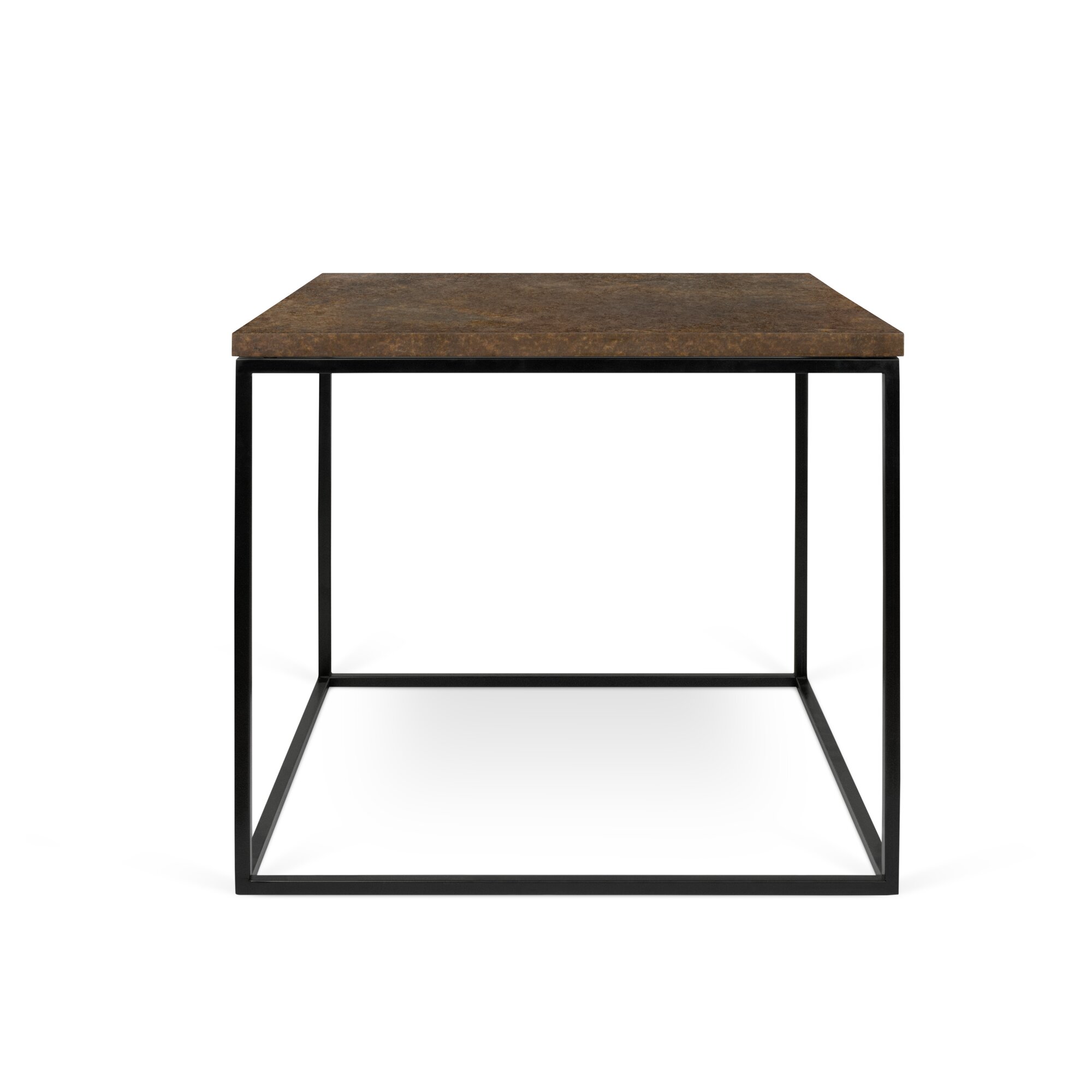 TemaHome »Gleam« Couch- und Beistelltisch Rusty Gleam 75 / Schwarz