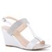 Paradox London Jacey - Womens 9.5 Silver Sandal Medium