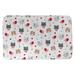 East Urban Home Festive Hol Valentine's Day Cats Rectangle Bath Rug Polyester in Gray | 24" W x 17" L | Wayfair E9BFC7B2927E49679959FF4BF26B7573