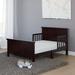 Graco Bailey Toddler Bed w/ Guardrails Wood in Brown/Gray/Yellow, Size 25.93 H x 30.71 W x 54.21 D in | Wayfair 05350-109
