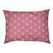East Urban Home Festive Zig Zag Outdoor Dog Pillow Polyester in Red/Pink | 7 H x 28 W x 18 D in | Wayfair CD265CDB7A5E4044B9BE7411C771D9B3
