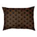 East Urban Home Festive Zig Zag Outdoor Dog Pillow Metal in Orange/Black | 7 H x 40 W x 30 D in | Wayfair 05E4F2CB730A4D15B6C5C6D8CEE1F233