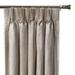 Eastern Accents Isolde Linen Solid Room Darkening Pinch Pleat Single Curtain Pane Metal | 108 H in | Wayfair CRC-421D