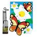 Breeze Decor Butterflies Friends Bugs & Frogs 2-Sided Polyester 19 x 13 in. Garden Flag in Yellow | 18.5 H x 13 W in | Wayfair