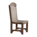 Ebern Designs Drumnadrough Adirondack Patio Dining Chair Plastic/Resin in Brown | 49 H x 30 W x 34 D in | Wayfair B966856F060A43C29DDE872116C0B6D9