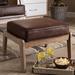 Union Rustic Forgey Tufted Ottoman Polyester in Brown | 14.37 H x 21.65 W x 18.11 D in | Wayfair D9612CB15723421E87C350DB34A10B7F