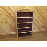 Loon Peak® Gosport Log Standard Bookcase Wood in Brown/Red | 72 H x 36 W x 12 D in | Wayfair 653EAC550CA24125BA8A7528CF44B08E