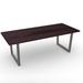 Upper Square™ Clifton Rectangular Solid Wood Table Metal in Brown | 30 H x 96 W x 40 D in | Wayfair BD97F5B484BF4209AADD4AE9914D51BE