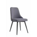 17 Stories Harpenden Side Chair in Gray Upholstered/Fabric | 35 H x 18 W x 15 D in | Wayfair 1B1026AEC80549908DF896EFAD2CEF7D