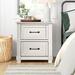 Sand & Stable™ Carney 3 - Drawer Solid Wood Nightstand Wood in White | 29.5 H x 27.25 W x 19 D in | Wayfair 100711AC647E410FA60341969AB6C6B7