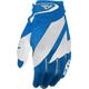 FXR Clutch Strap Motocross Handschuhe, weiss-blau, Größe M