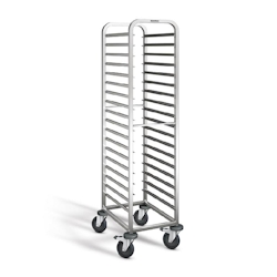 Esmeyer 1 x BLANCO RWR 160 Regal-/Abräumwagen, für 18 GN-Tabletts 1/1 oder 36 GN 1/2, L x B x H: 460 x 613 x 1645 mm Image