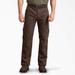 Dickies Men's Regular Fit Duck Cargo Pants - Stonewashed Timber Brown Size 32 (DP902)