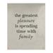 East Urban Home Polyester Handwritten Love & Family Quote Tapestry Polyester in White/Black | 80 H x 59 W in | Wayfair