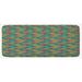 Green 0.1" x 47" L X 19" W Kitchen Mat - East Urban Home Flip Flop Kitchen Mat 0.1 x 19.0 W in Synthetics | 0.1" H X 47" L X 19" W | Wayfair