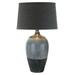 World Menagerie Morcant 30.5" Table Lamp Ceramic/Linen in Green/Gray | 30.5 H x 18 W x 18 D in | Wayfair F924A2A7DB0D4DD9AFC52B4B1F6B14CC