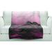 East Urban Home Winter Waves Purple Soft Sherpa Blanket Microfiber/Fleece/Microfiber/Fleece | 68 W in | Wayfair 6D3D355BDFA94DEE87182F588AD0C9F8