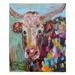 East Urban Home Longhorn Soft Sherpa Blanket Microfiber/Fleece/Microfiber/Fleece | 68 W in | Wayfair D8CBB6188E9B4B409A1B2E39941FFC59