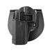 BlackHawk Sportster SERPA CMG Paddle Holster Glock 20/Glock 37/Glock 21/Smith & Wesson M&P 45L Right Hand Matte Gunmetal Gray 413513BK-R