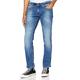 Tommy Hilfiger - Slim Fit Denim Jeans - Denim - 99% Cotton, 1% Elastane - Faded Accents - Berry Mid Blue Comfort - Slim Fit - Size 34/30