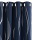 Deconovo Blue Blackout Curtains Wave Line Foil Printed Blackout Curtains Energy Saving Thermal Insulated Eyelet Room Darkening Curtains for Doors with 52 x 90 Inch Navy Blue Two Panels