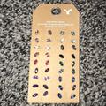 American Eagle Outfitters Jewelry | 18 Pairs Of American Eagle Earrings | Color: Silver | Size: Os