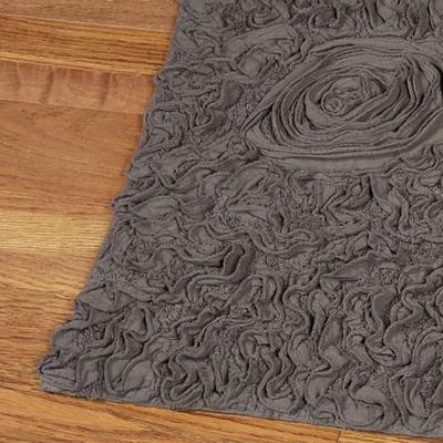 Bellflower Contour Mat 20 x 20, 20 x 20, Charcoal